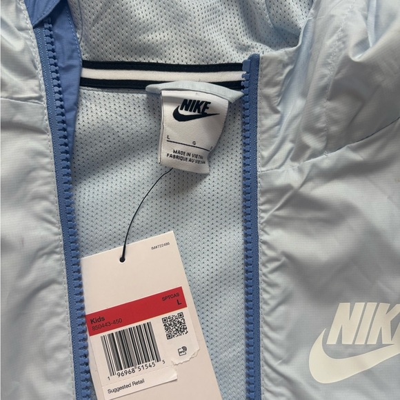NWT Nike Girls Windbreaker Size L - Picture 2 of 2